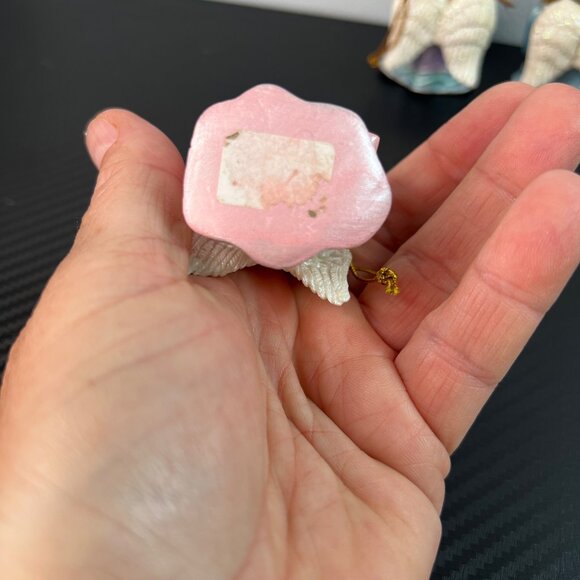 Vintage Angel Mouse Christmas Ornaments Set of 5 Pastel Gowns Harp Books Star - Picture 8 of 14